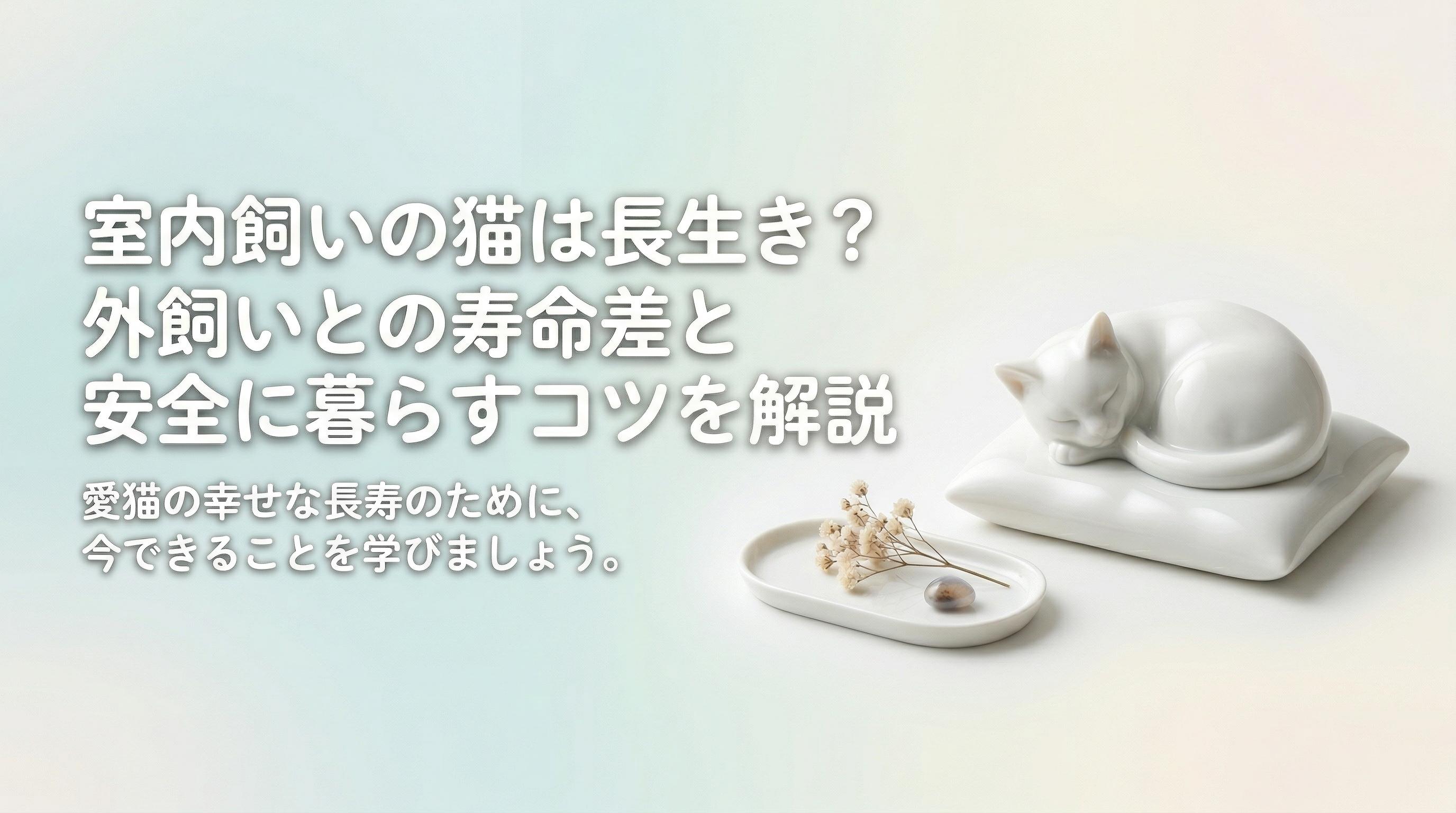 室内飼いの猫は長生き?外飼いとの寿命差と安全に暮らすコツを解説