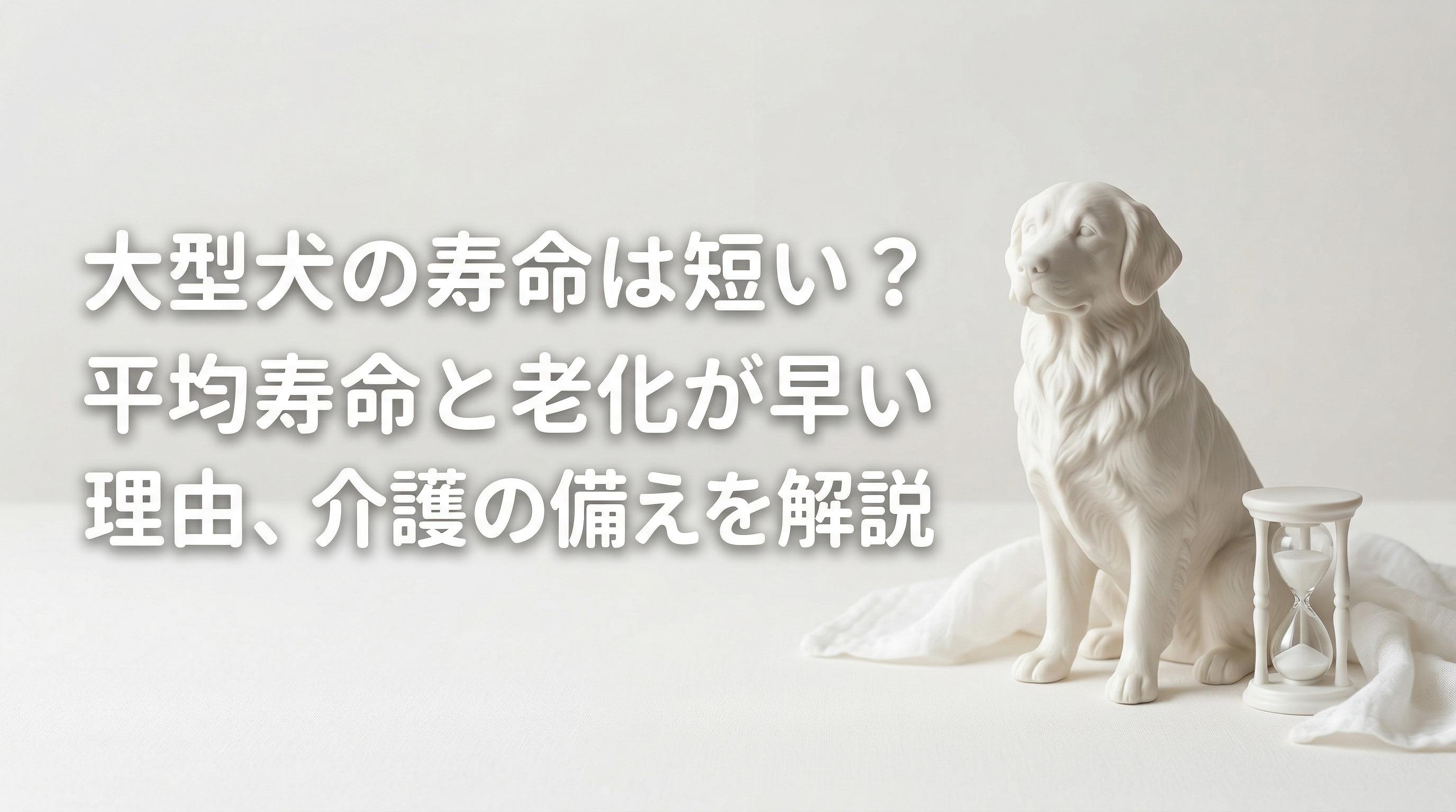 大型犬の寿命は短い?平均寿命と老化が早い理由、介護の備えを解説