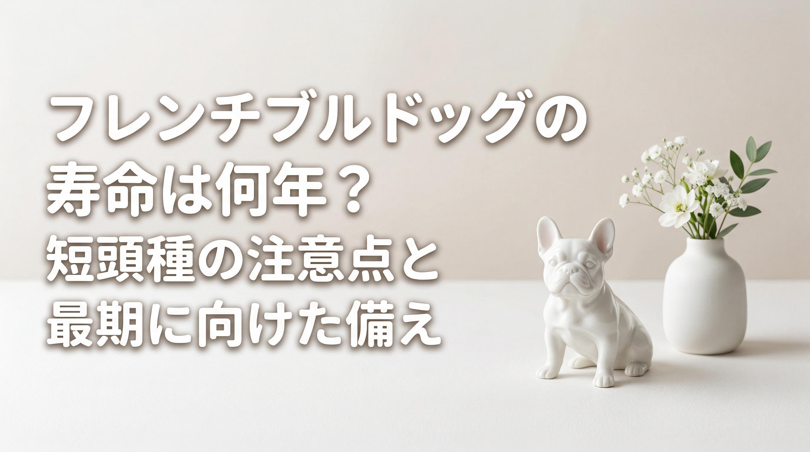 フレンチブルドッグの寿命は何年?短頭種の注意点と最期に向けた備え